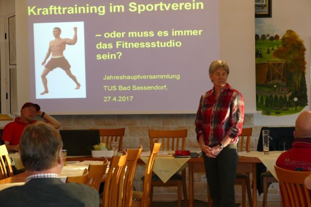 Silke Rödig referierte über Krafttraining